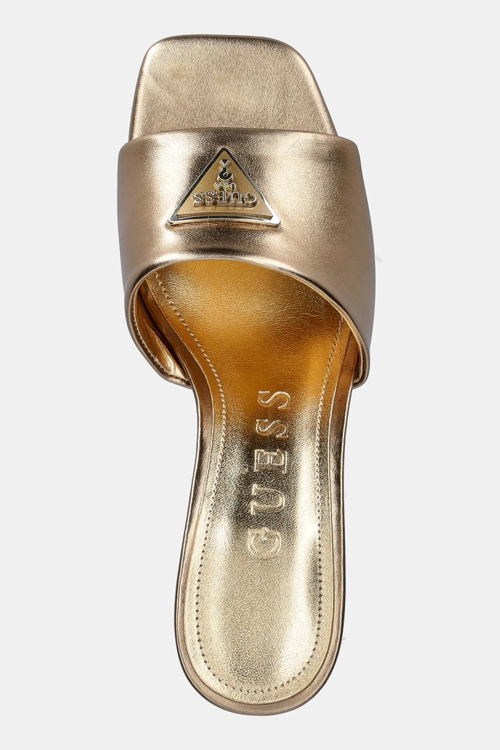 Klapki LUSINE Guess FLJLUS.LEL03.BRONZ złoty