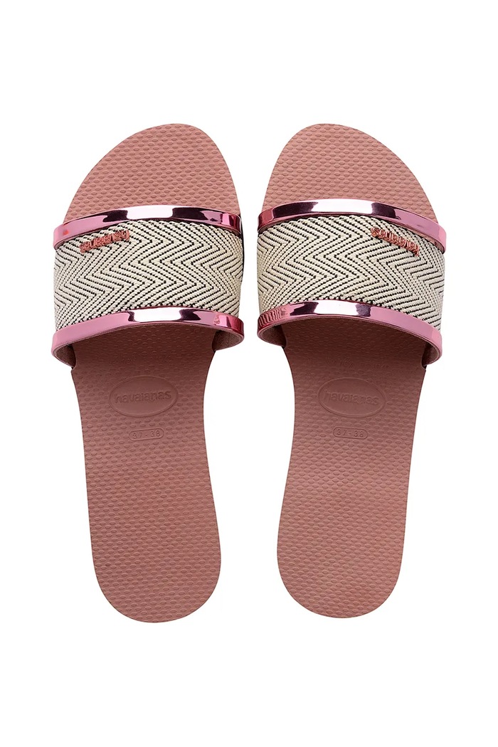 Παντόφλες Havaianas YOU TRANCOSO PREMIUM συνθετικό ροζ 4146063.3544