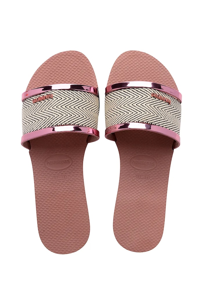 Παντόφλες Havaianas YOU TRANCOSO PREMIUM συνθετικό ροζ 4146063.3544