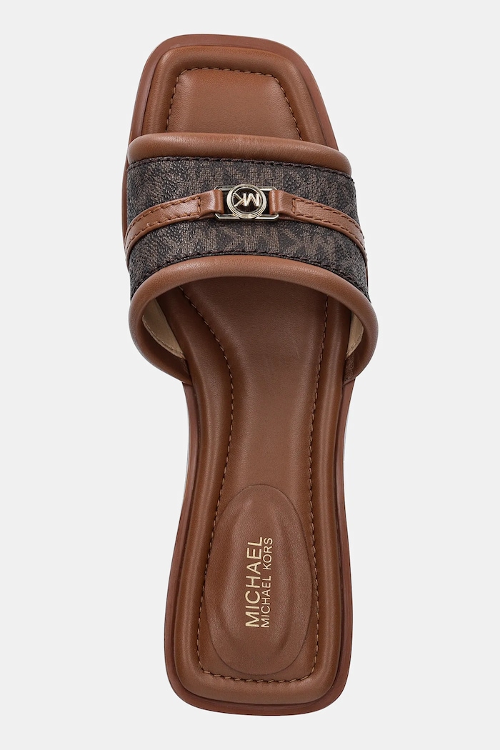 Pantofle MICHAEL Michael Kors Mandy hnědá 40R5MAFS1B.227