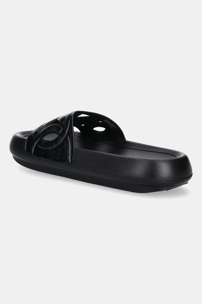 Încălțăminte MICHAEL Michael Kors Șlapi de piele Splash 40R5SPFA1L.001 negru