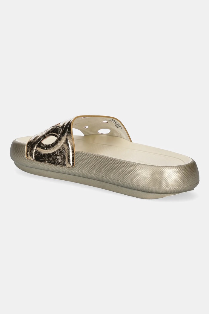 Încălțăminte MICHAEL Michael Kors Șlapi de piele Splash 40R5SPFA1M.740 aur