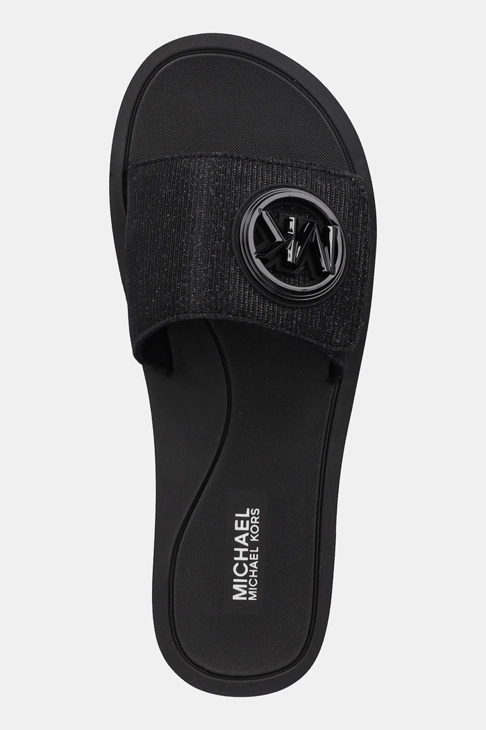 Pantofle MICHAEL Michael Kors MK Charm černá 40S4MKFA1D.001
