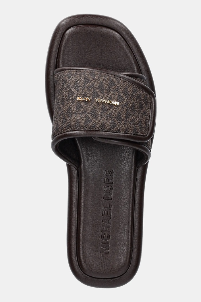 Pantofle MICHAEL Michael Kors Suki hnědá 40S5SKFA1B.200