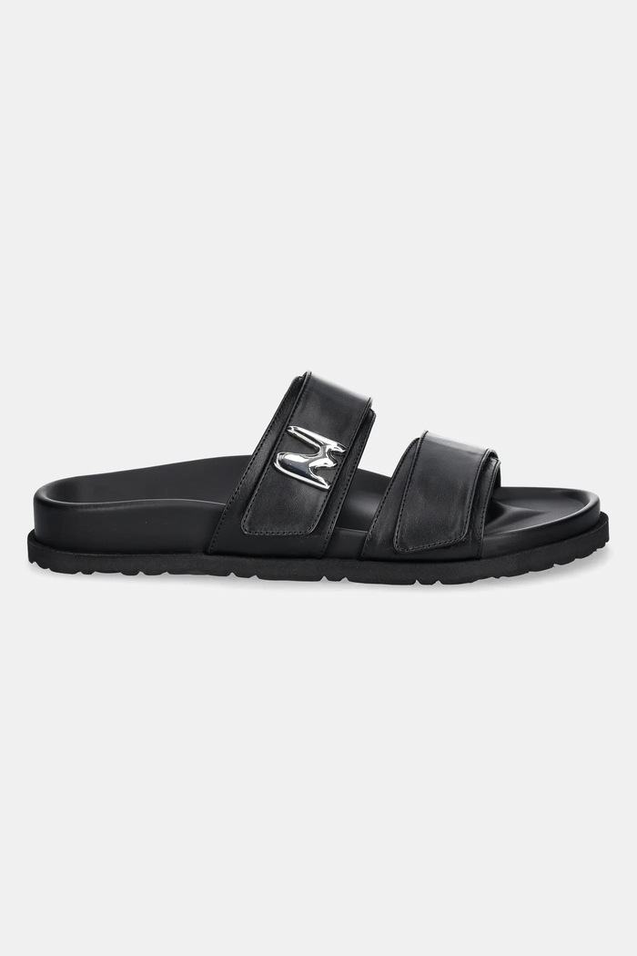 Kožené šľapky MSGM 3841MDS455.974.99 čierna SS25