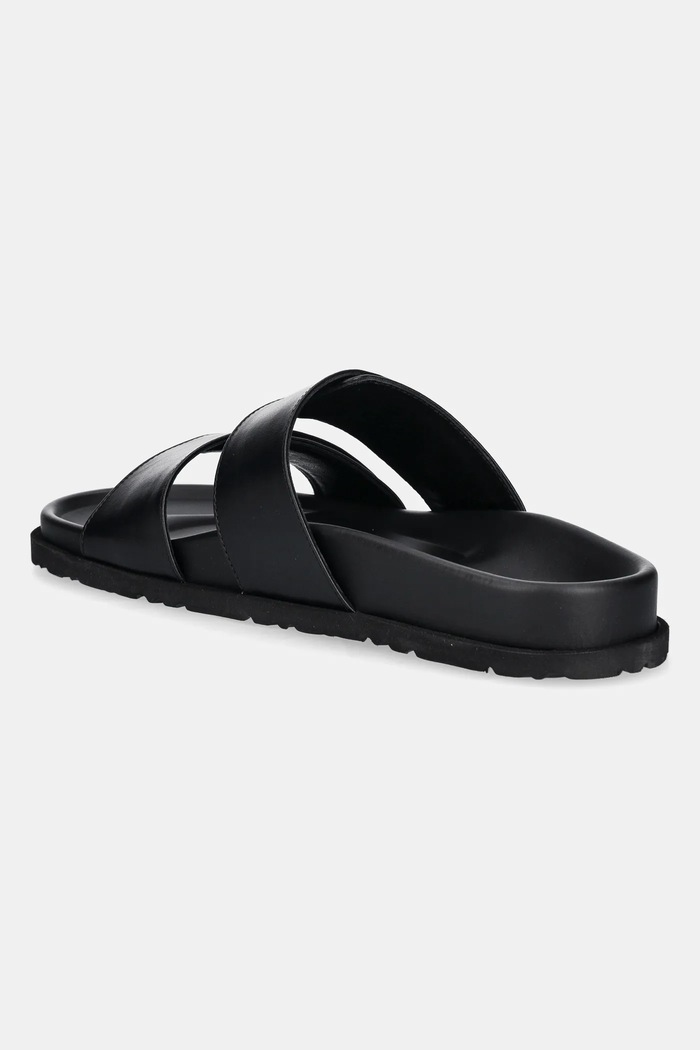 Obuv Kožené šľapky MSGM 3841MDS455.974.99 čierna