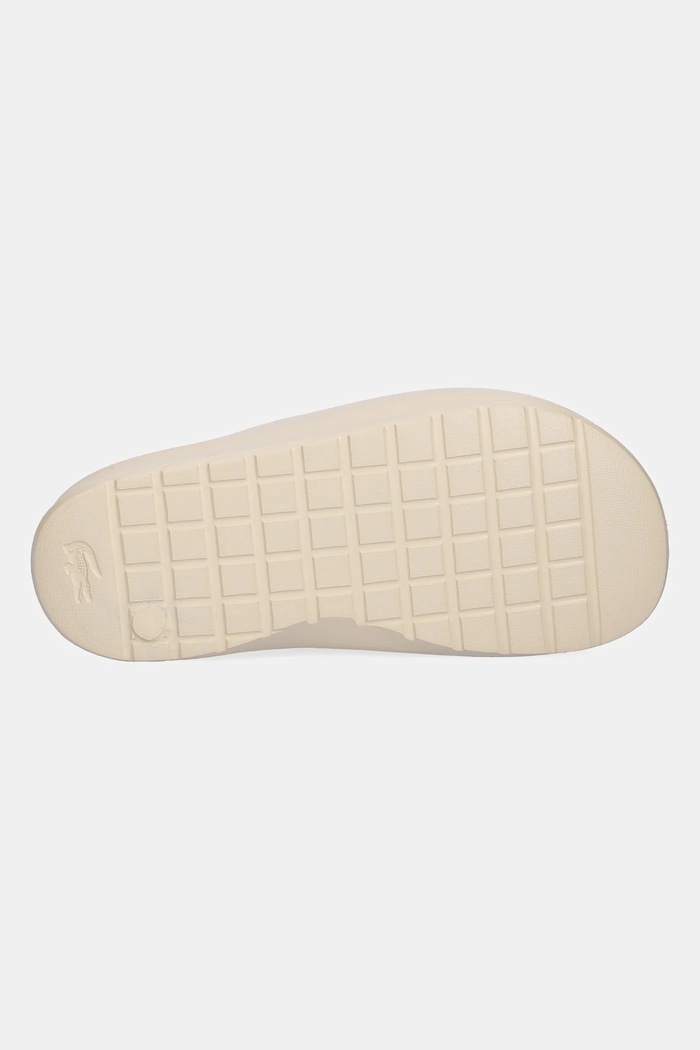 Papuci SERVE SLIDE 2.0 Lacoste bej 49CFA0025