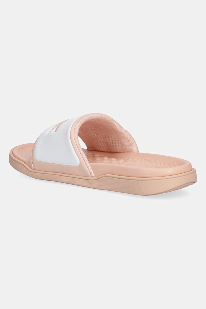 Obuwie Lacoste klapki SERVE SLIDE DUAL 49CFA0038 pomarańczowy