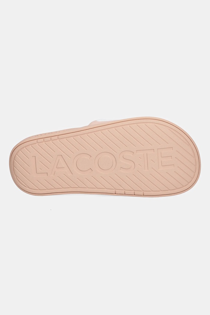 Lacoste klapki SERVE SLIDE DUAL 49CFA0038 pomarańczowy