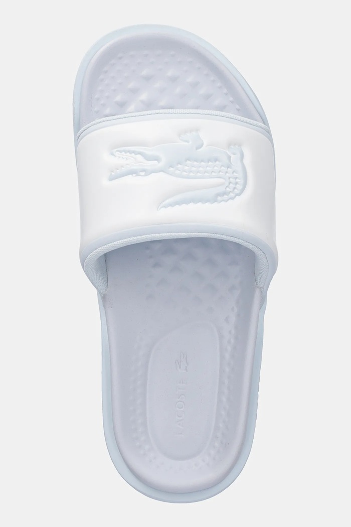 Lacoste klapki SERVE SLIDE DUAL niebieski 49CFA0038