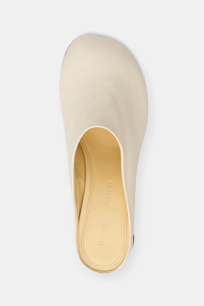 Kožené šľapky Proenza Schouler Glove béžová SH251033A.L002WL.101