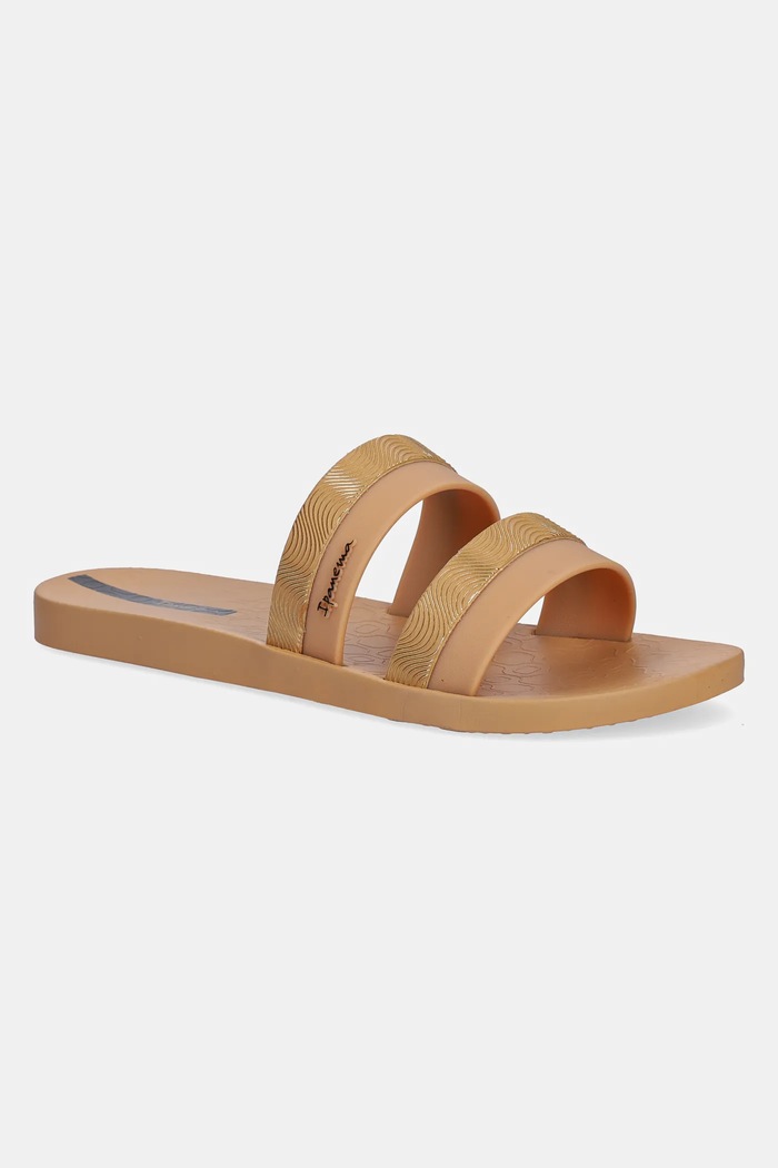 Šľapky Ipanema MESH SLIDE F plochý hnedá 83649.BB782