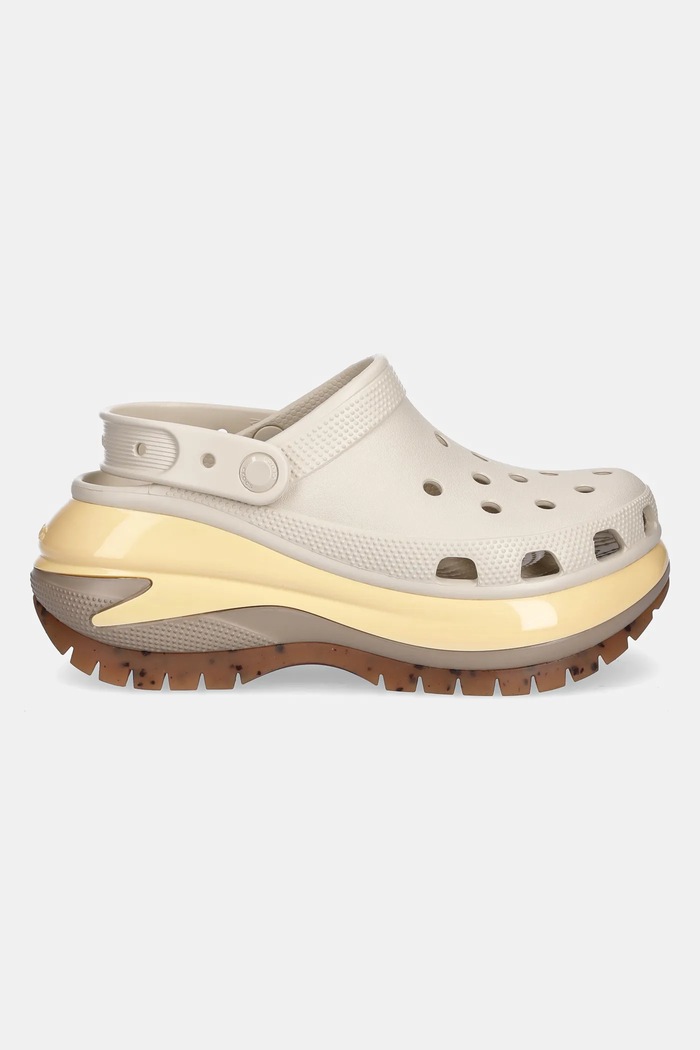 Crocs sliders Classic Mega Crush Clog 207988.0LM beige SS25