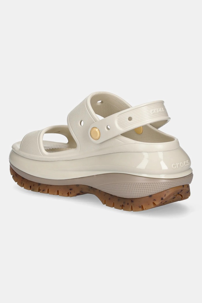 Παπούτσια Παντόφλες Crocs Classic Mega Crush Sandal 207989.214 μπεζ