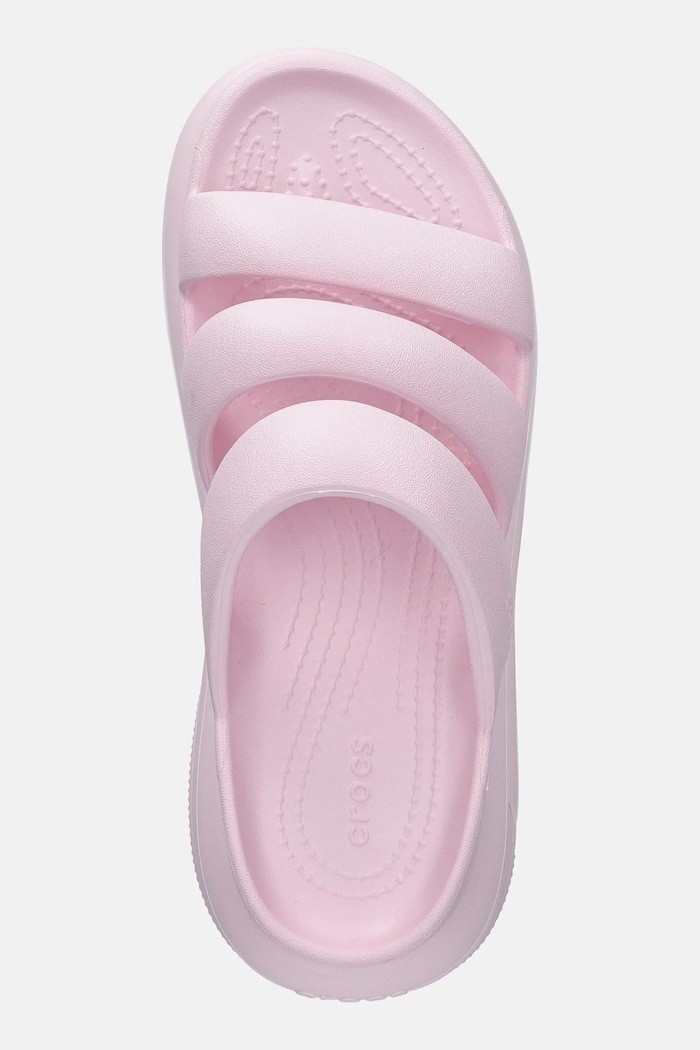 Crocs ciabatte slide Mega Crush Tripe Strap rosa 209842.6ZW