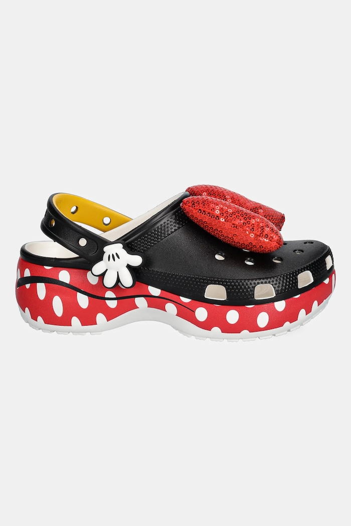 Natikači Crocs Minnie Classic Platform Clog W 209896.100 črna SS25