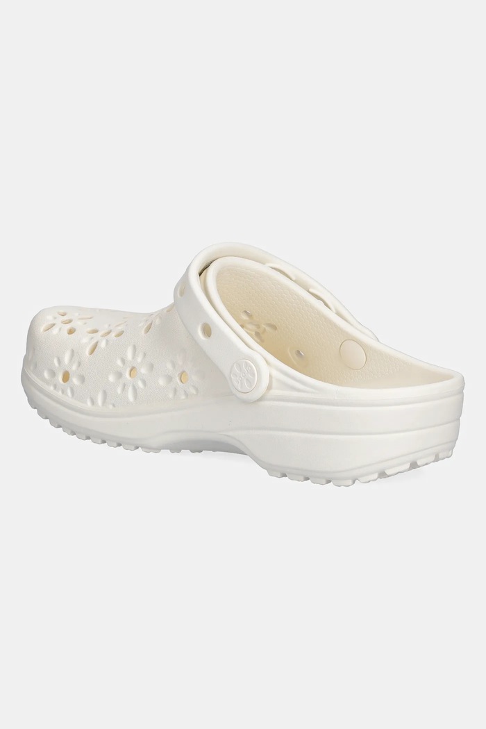 Obuwie Crocs klapki Classic Floral Cut Out Clog 210927.0WV beżowy