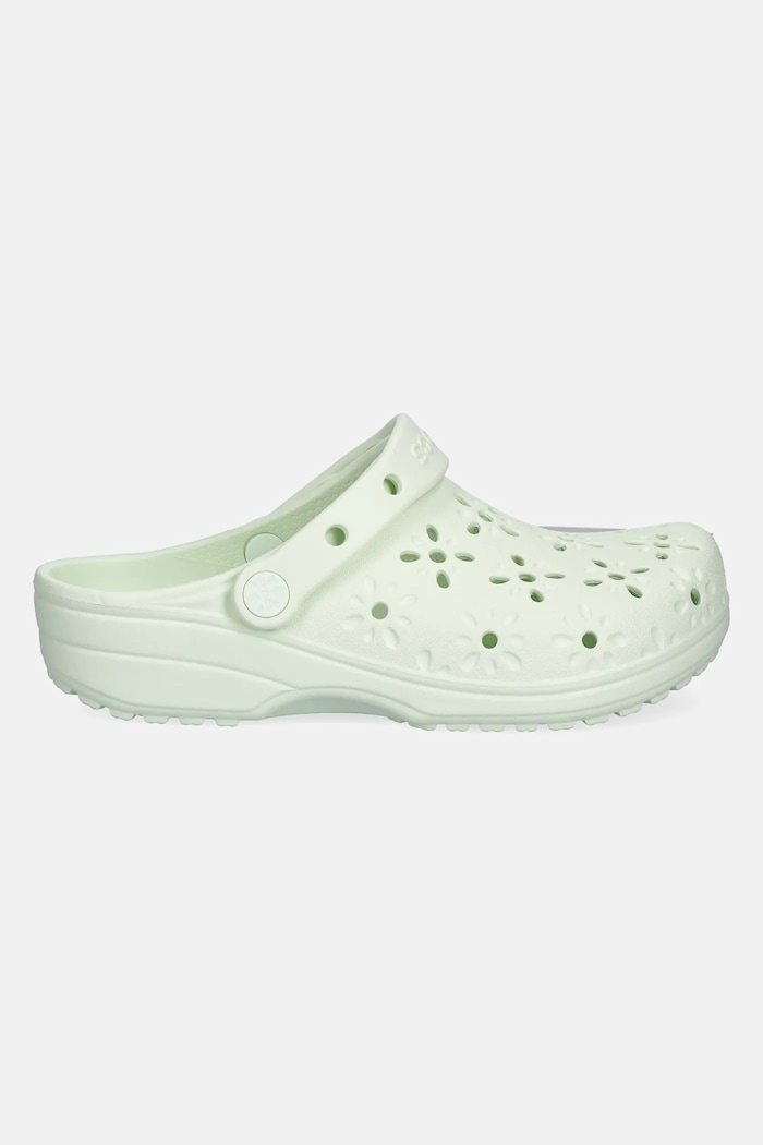 Crocs ciabatte slide Classic Floral Cut Out Clog 210927.3YH verde SS25