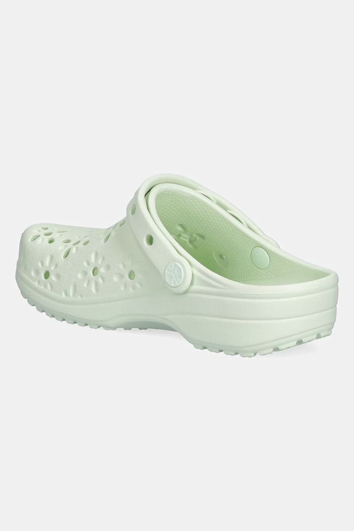 Scarpe Crocs ciabatte slide Classic Floral Cut Out Clog 210927.3YH verde