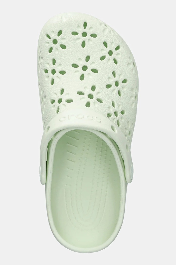Crocs ciabatte slide Classic Floral Cut Out Clog verde 210927.3YH