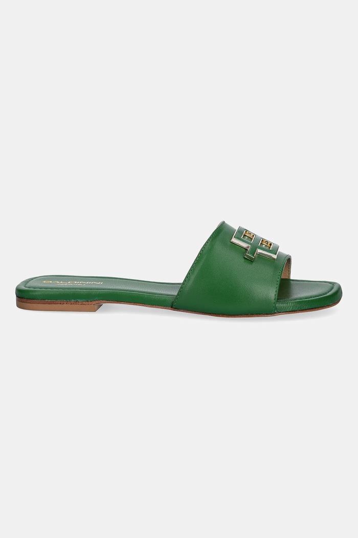 Baldinini Slapi de piele D5E224P1NAPP.5028 verde SS25