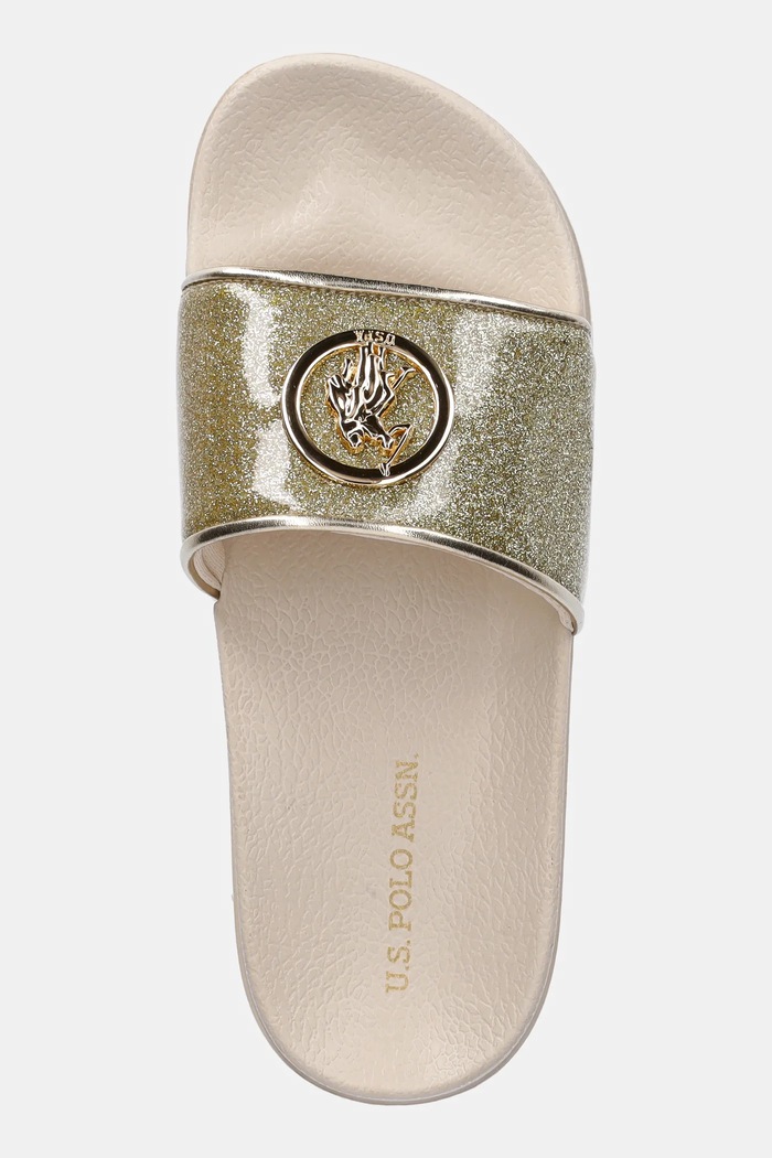 Klapki IVY U.S. Polo Assn. IVY002W.5Y2 złoty