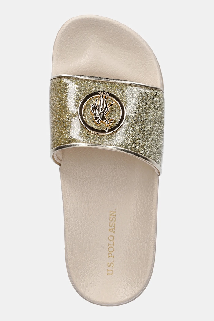 Klapki IVY U.S. Polo Assn. IVY002W.5Y2 złoty