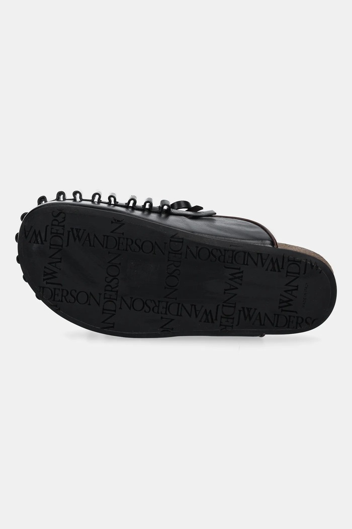 Šľapky JW Anderson Ruffle Loafer LF0069.LA0323.999 čierna