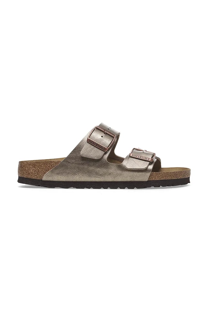 Birkenstock klapki Arizona Graceful imitacja skóry licowej zielony 1029439
