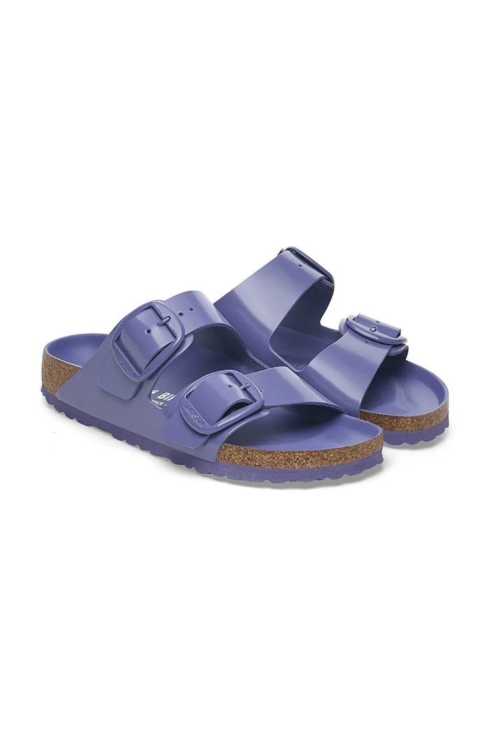 Kožne natikače Birkenstock Arizona Big Buckle ljubičasta 1029383