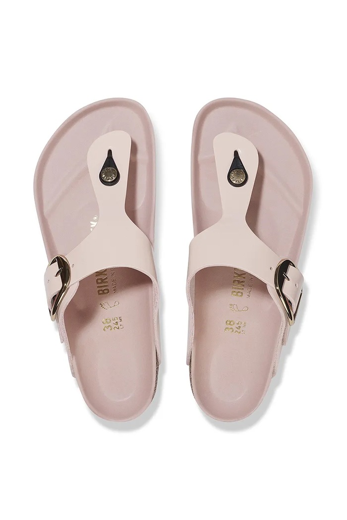 Кожаные вьетнамки Birkenstock Gizeh Big Buckle Birkenstock розовый 1029484