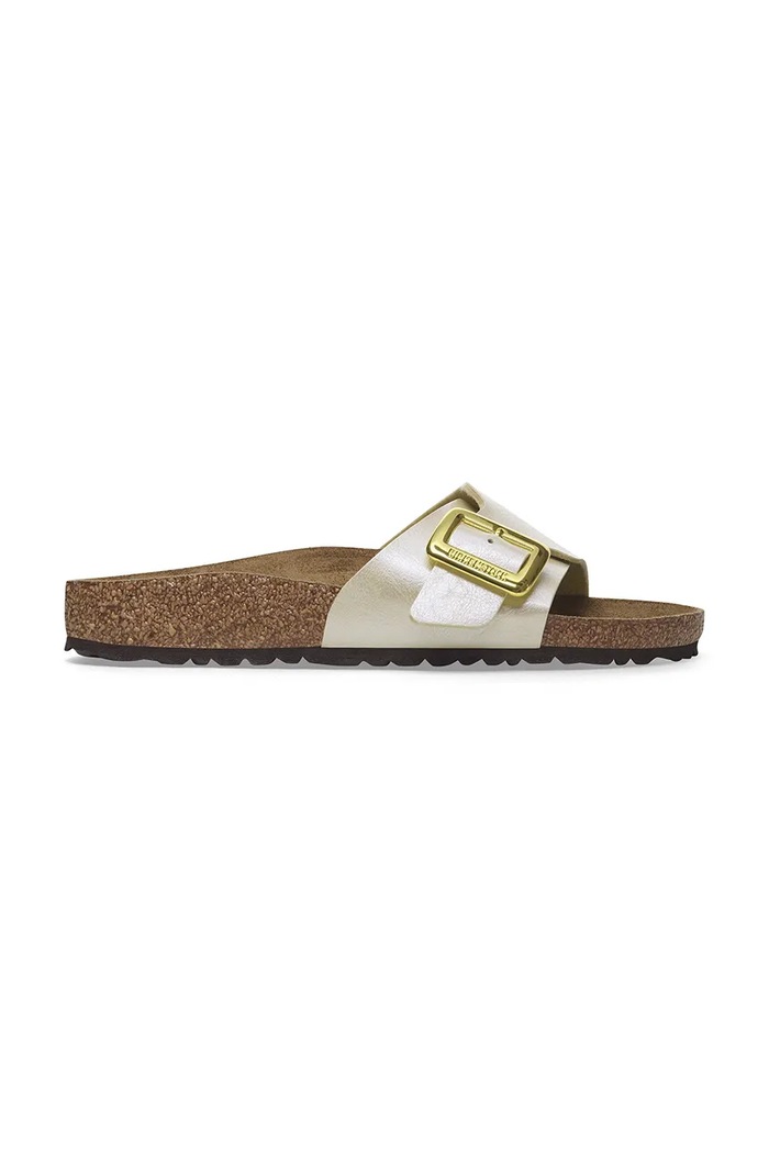 Šľapky Birkenstock Catalina Graceful Cushion Buckle plochý biela 1029393