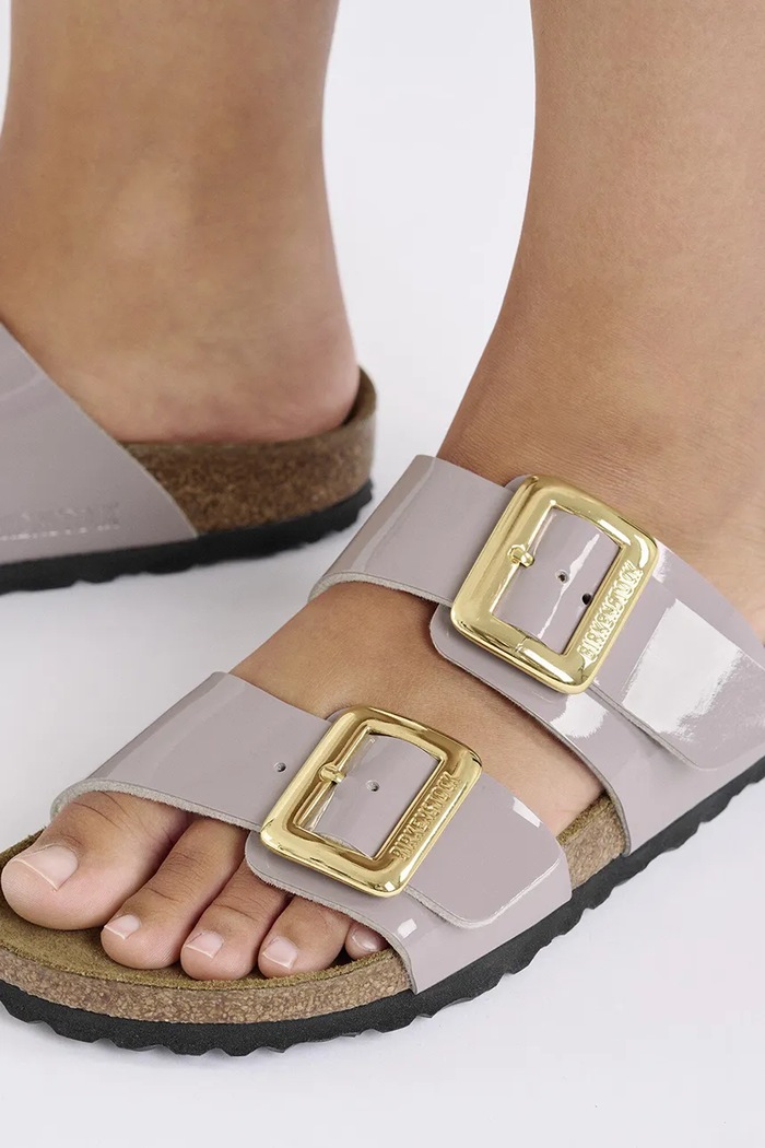 Birkenstock klapki Sydney Patent Cushion Buckle 1029473