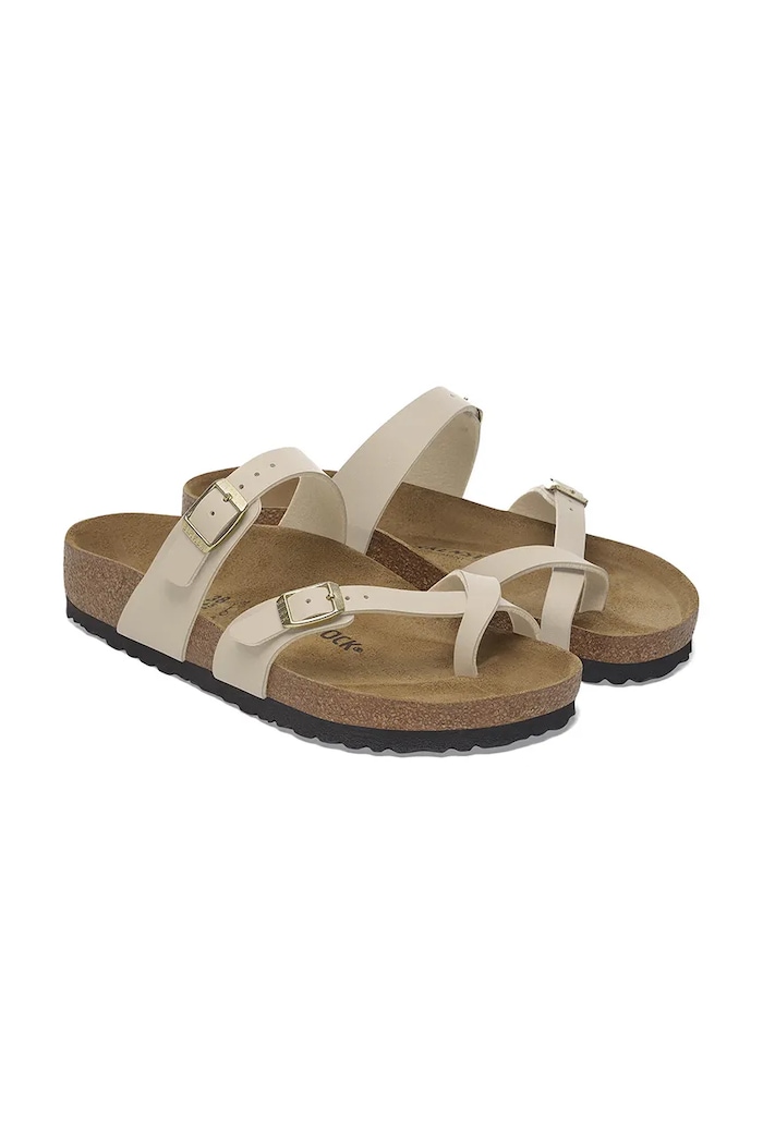 Чехли Birkenstock Mayari Birko-Flor бежов 1029726