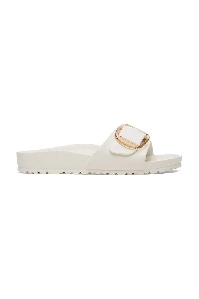 Birkenstock klapki Madrid Big Buckle EVA syntetyczny beżowy 1029633