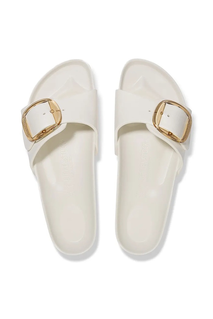 Birkenstock klapki Madrid Big Buckle EVA 1029633 beżowy