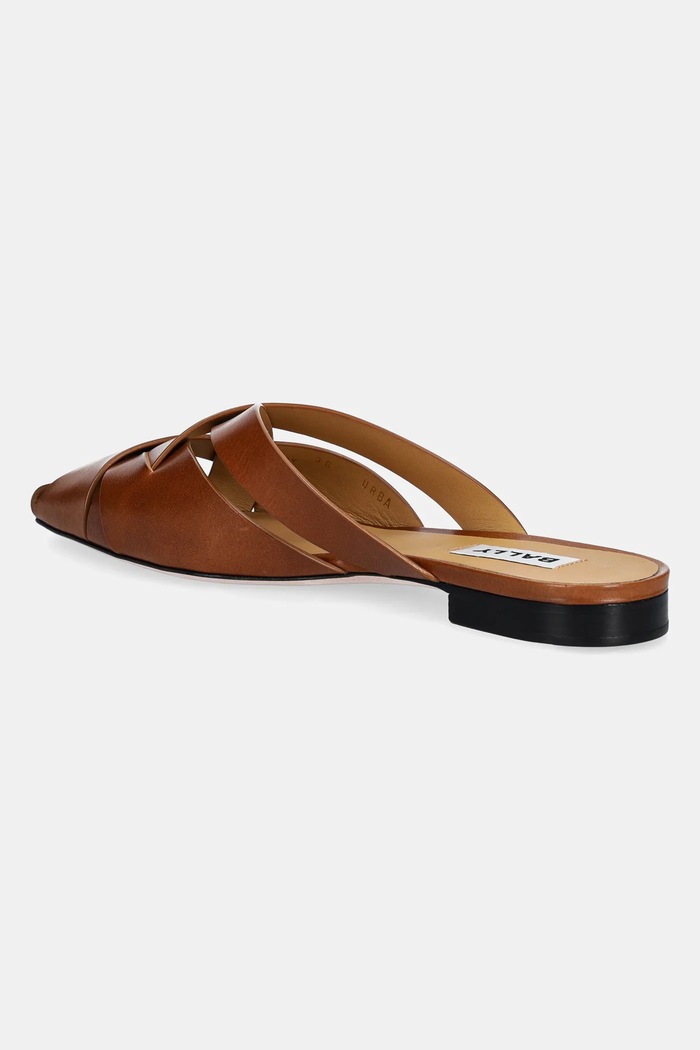 Παπούτσια Δερμάτινες παντόφλες Bally WF105I.VT025.U8G7 καφέ