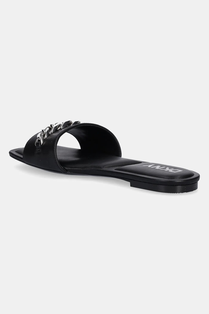 Obuv Kožené šľapky Dkny Dania K1544758.BLK čierna