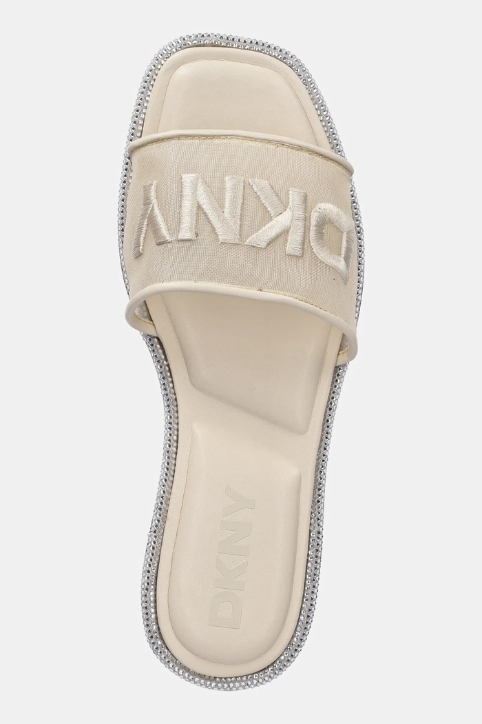 Šľapky Dkny Badin Logo béžová K1565205.BNE