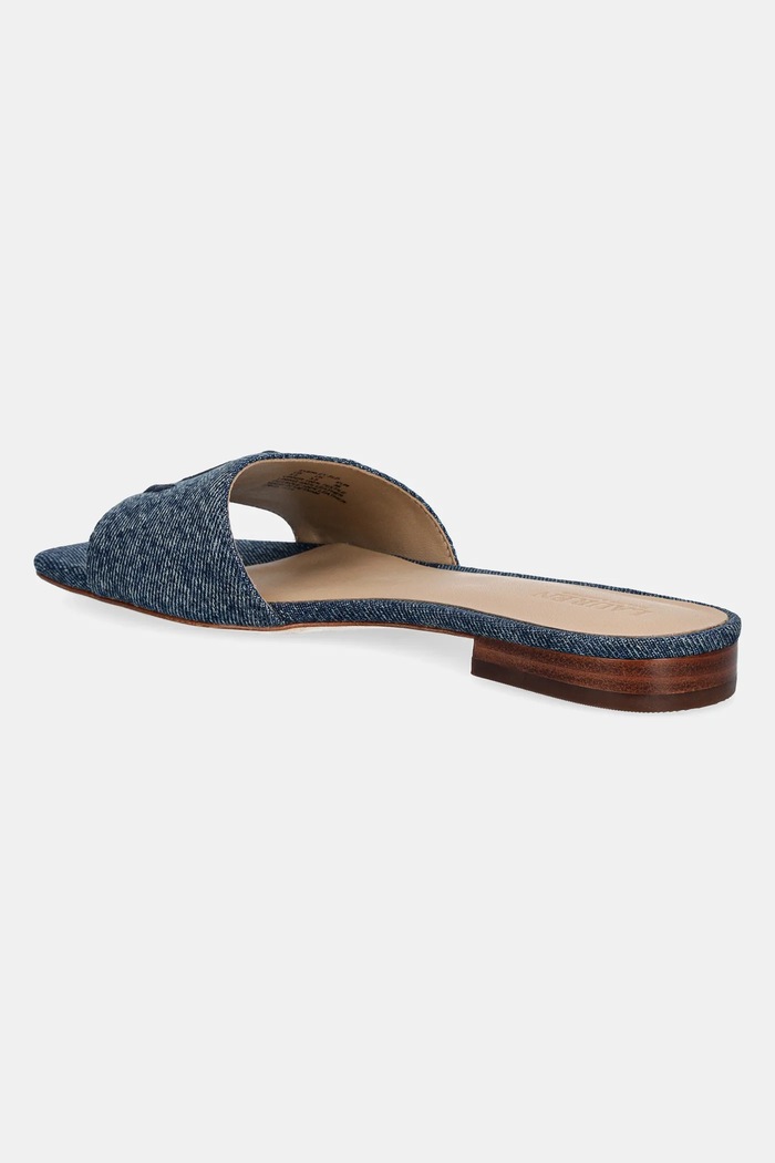 Obuwie Lauren Ralph Lauren klapki Everley Sld 802966836001.400 niebieski