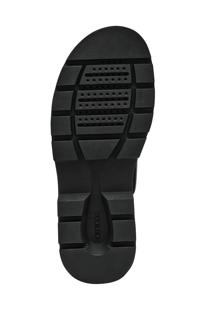 Kožené pantofle Geox D ADACTER S D55YVA.00043.C9999 černá