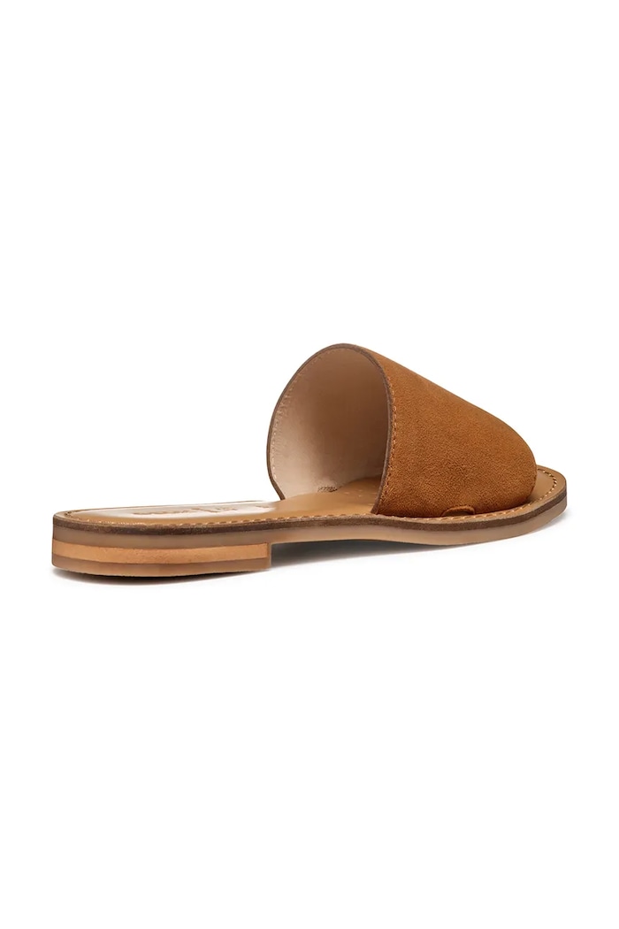 Παπούτσια Παντόφλες σουέτ Geox D MADDALUSIAC D55YML.00021.C5006 καφέ