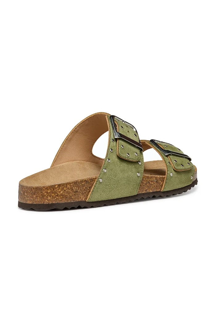 Obuwie Geox klapki D BRIONIA R D55Y3I.000AU.C3016 zielony