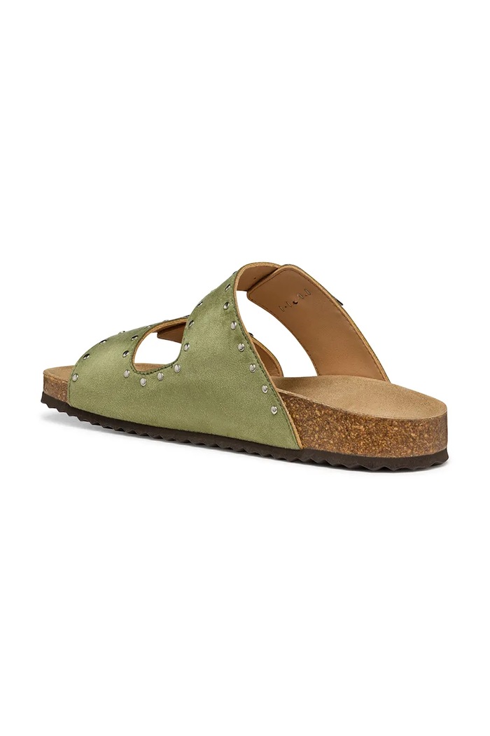 Geox klapki D BRIONIA R zielony D55Y3I.000AU.C3016