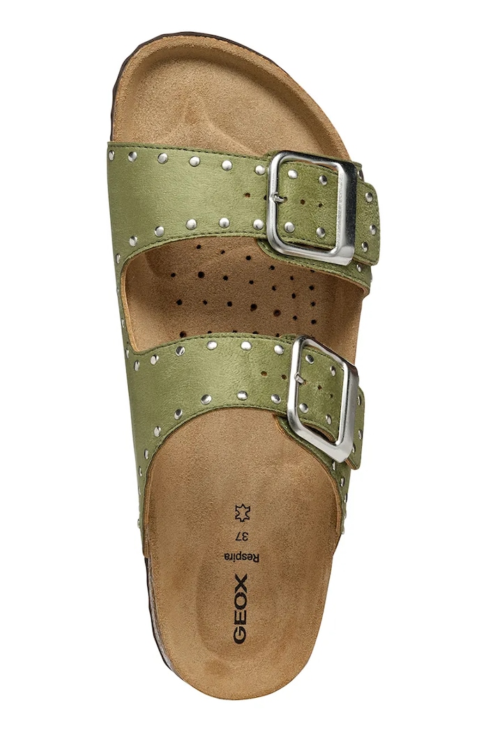 Geox klapki D BRIONIA R D55Y3I.000AU.C3016 zielony