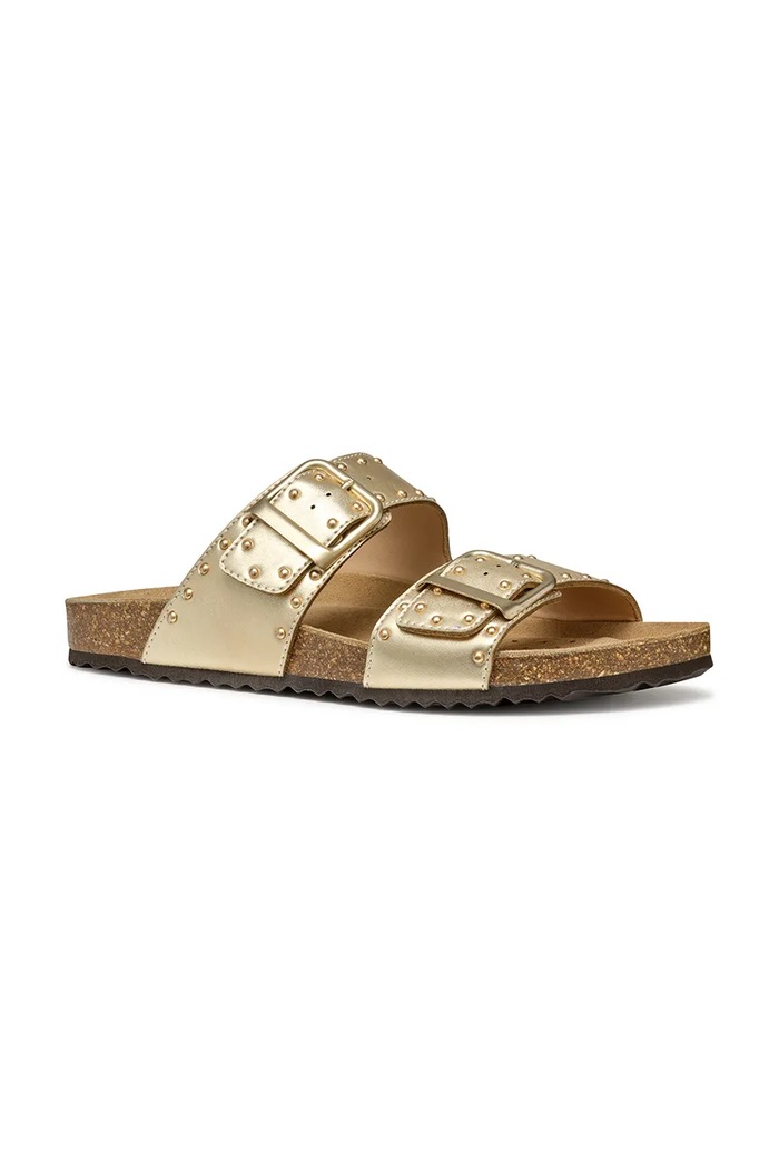 Šľapky Geox D BRIONIA R D55Y3I.000BN.C2012 zlatá SS25