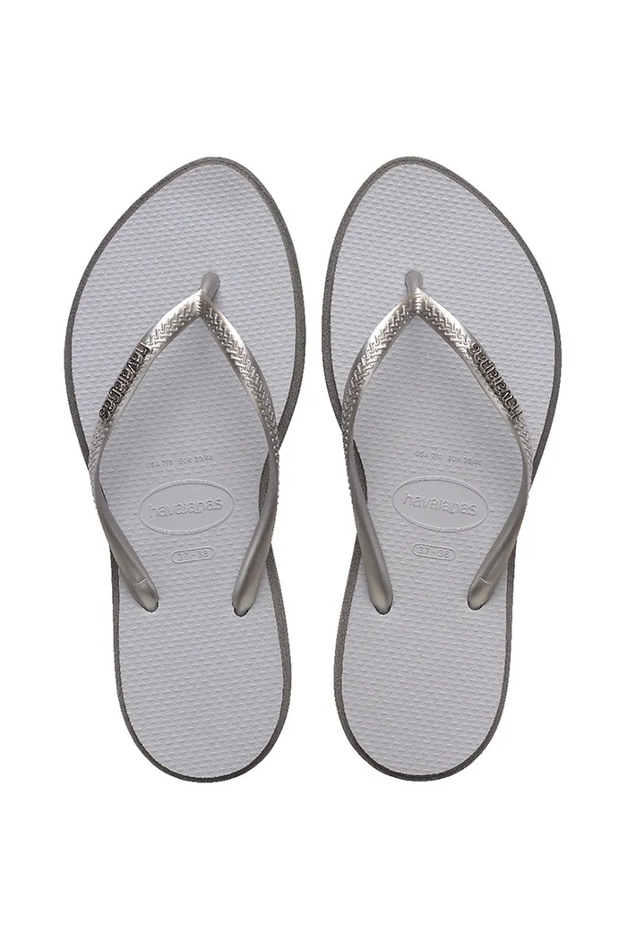 Havaianas japonki SLIM POINT syntetyczny szary 4149584.5178