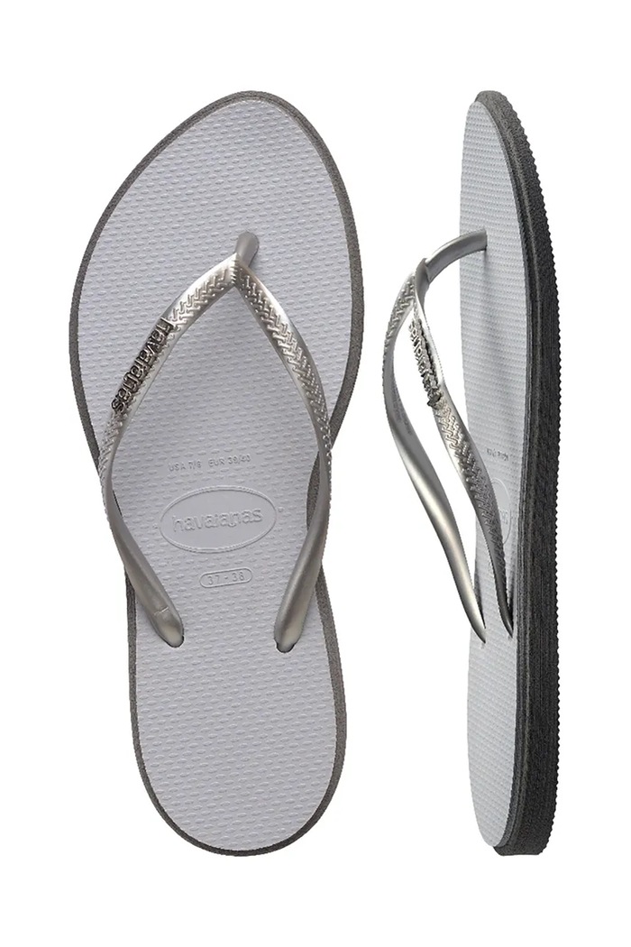 Havaianas japonki SLIM POINT 4149584.5178 szary