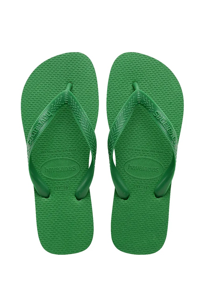 Šľapky Havaianas TOP GREEN plochý zelená 4000029.2703