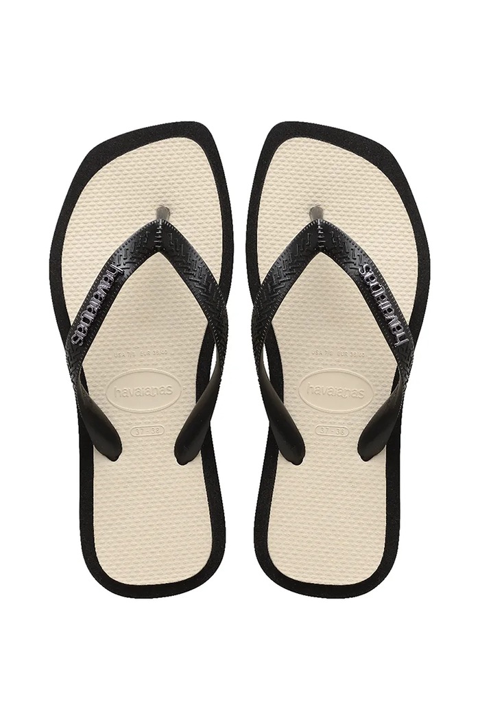 Havaianas japonki TOP SQUARE FUSION syntetyczny czarny 4149944.0090
